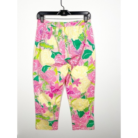 Lilly Pulitzer Vintage Floral Cropped Pants 4 - Picture 2 of 7